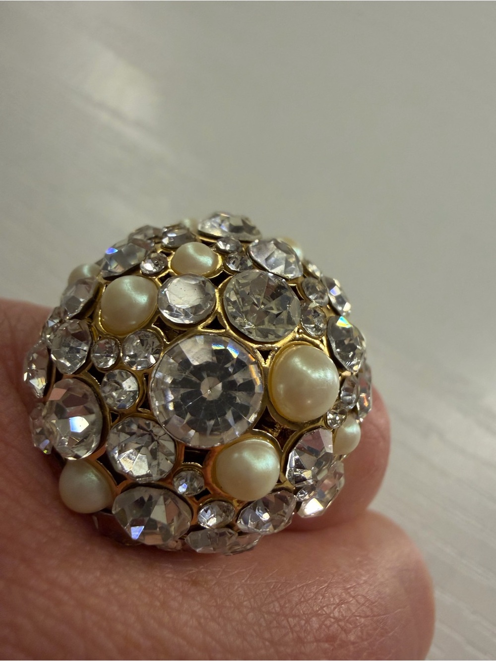 $99 Kate Spade pick a pearl cocktail ring